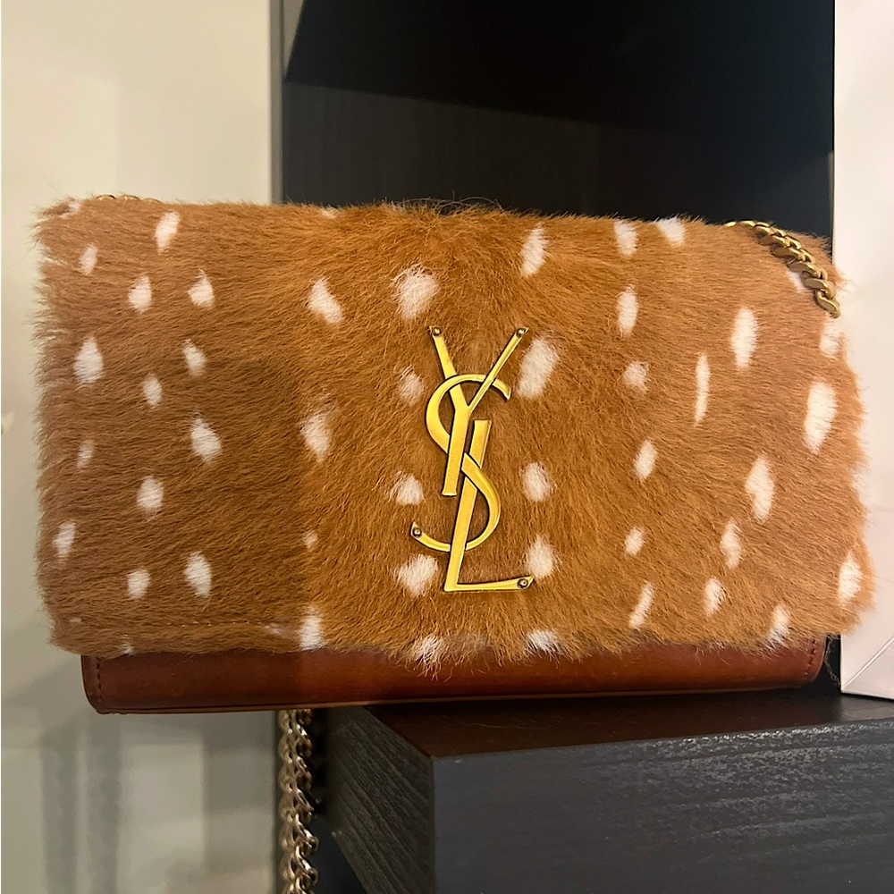 YSL Bambi Cross Body Gold Hardware Bag